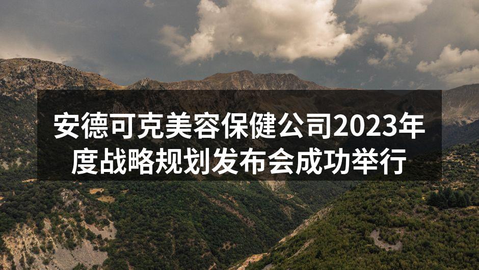 2023年度战略规划发布会现场